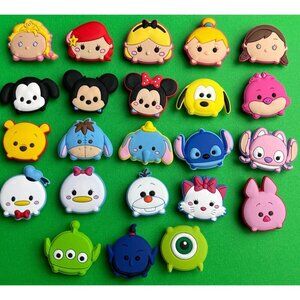 Disney Characters Crocs Shoe Charms Set of 23 - jibbitz Charms